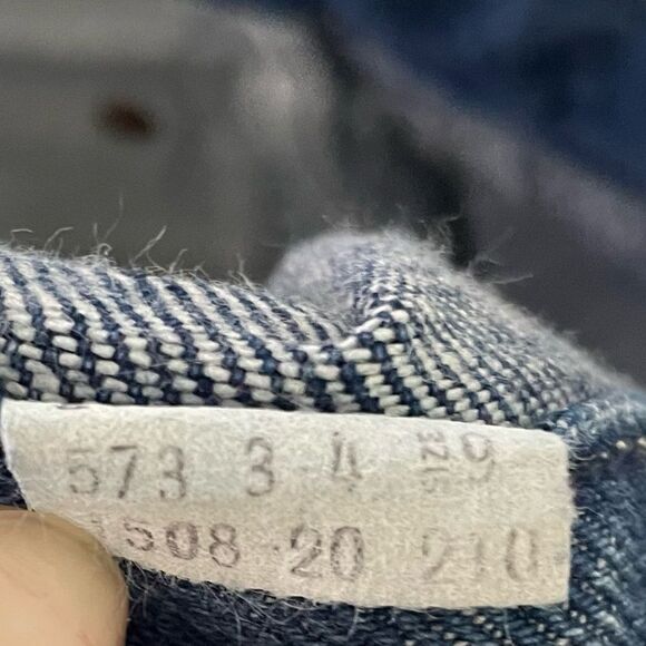 Vintage Levi’s 573 Mom High Waisted Creased Jeans Size 9 - Picture 10 of 10